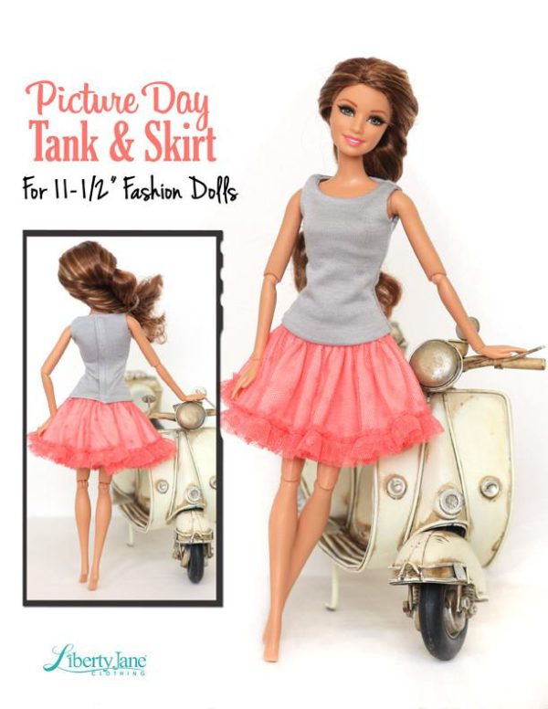 Picture Day Skirt & Tank for 11-1 2  Fashion Dolls Sale - Image 3