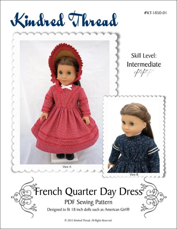 French Quarter Day Dress 18  Doll Clothes For Discount