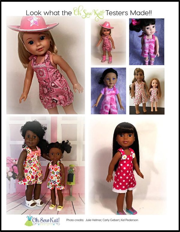 HalterAlls for Dolls 14.5  Doll Clothes Pattern For Cheap - Image 5