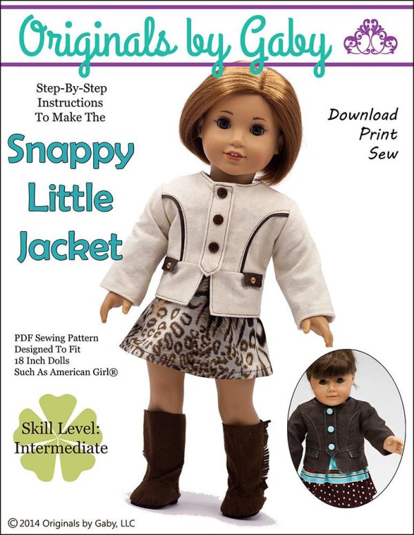 Snappy Little Jacket 18  Doll Clothes on Sale