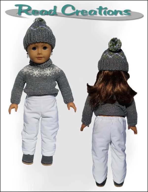 Snow Pants 18  Doll Clothes Pattern Hot on Sale - Image 2