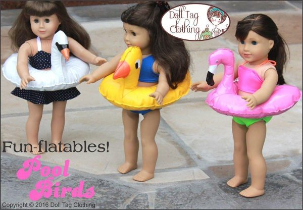 Fun-flatable Pool Birds 18  Doll Accessories Sale - Image 2