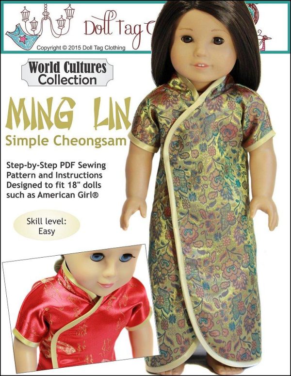 Ming Lin 18  Doll Clothes Pattern Fashion