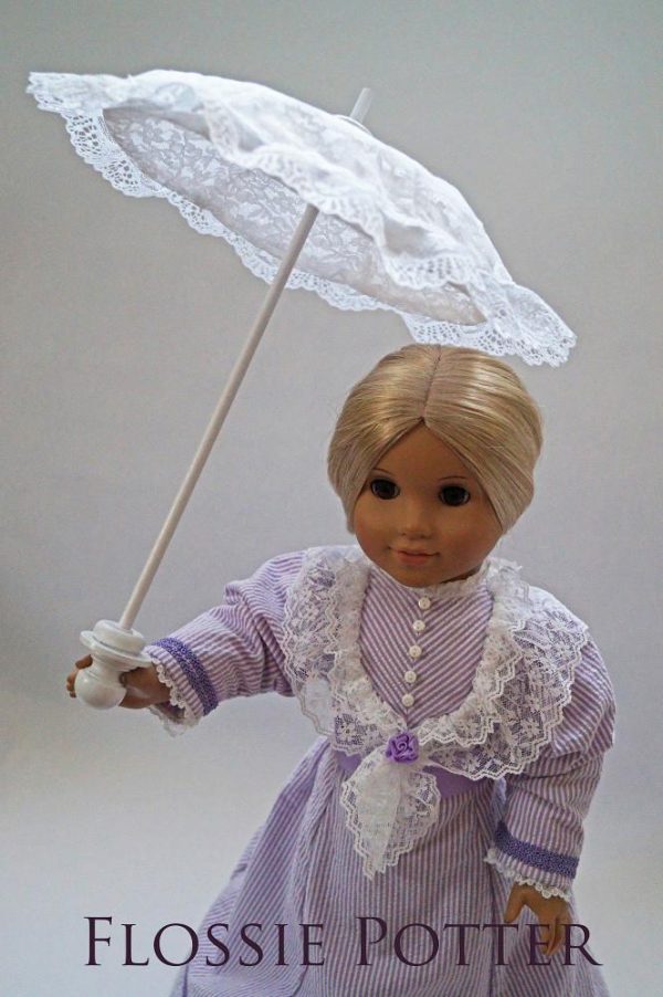 Simply Lace Parasol 18  Doll Accessories Hot on Sale - Image 5