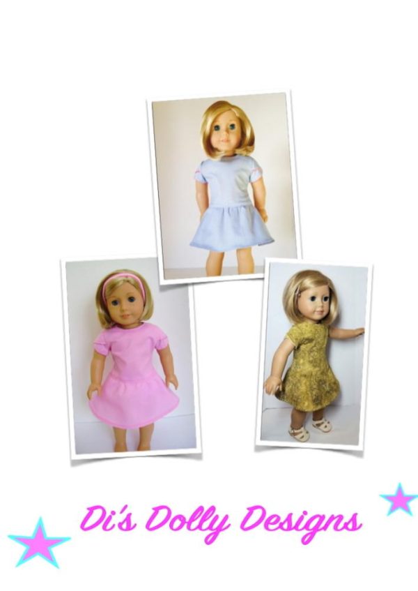 Spring Fling Dress 18  Doll Clothes Pattern For Cheap - Image 3