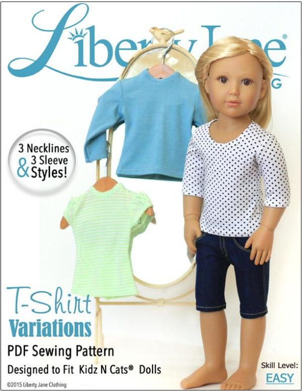 T-Shirt Variations Pattern for Kidz N Cats Dolls Hot on Sale