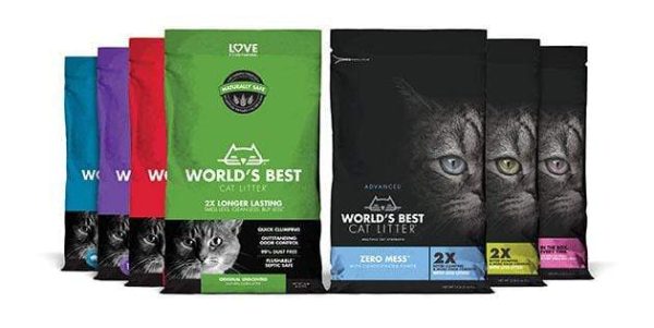 World’s Best Cat Litter Lavender Scented Multiple Cat Clumping Formula Cat Litter Cheap - Image 5